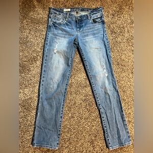 Kut from the Kloth Slightly Distressed Catherine Boyfriend Jeans - Size 4